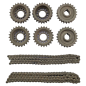 4146757 kit chaines complet avec poulie FERRARI 206 GT DINO