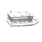 78333 Filtre a Air origine Maserati  Merak 3.0