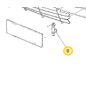 64992300 Support de plaque d'immatriculation Ferrari 550