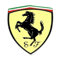 62464300 Emblème gauche d'aile avant Ferrari F40