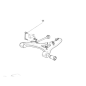 188632 Biellette de triangle arrière inférieur Maserati 4200
