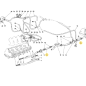 144320 Set de 6 durites d'injection Ferrari F40