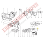 ECP25257 Passe Faisceau de phare set Ferrari 206/246 GT Dino