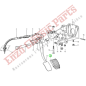 101307 Couvercle de pedale d'embrayage Ferrari 206/246 GT Dino