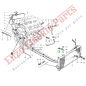 101497 Sangle de radiateur Ferrari 206/246 GT Dino
