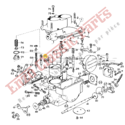 9918760 Gicleur de carburateur Ferrari 206/246 GT Dino Diametre 50/55/60 disponible