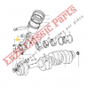 4152530  Lot de 6 bielles moteur Ferrari 206 GT Dino