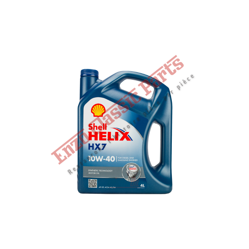 HUILE MOTEUR SHELL HELIX HX7 10W40 4 litres