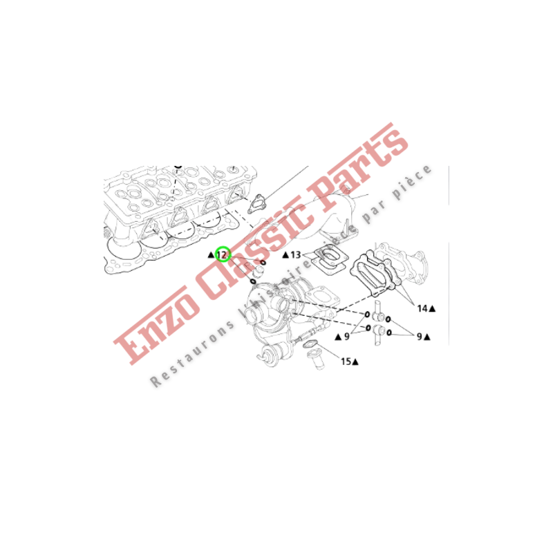 14453381 Joint torique Maserati3200/biturbo/Ghibli/QuattroporteIV/MC12/Ferrari575/599/612/Enzo