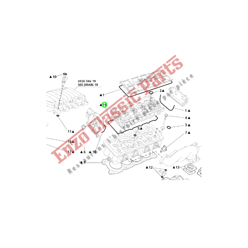 585411205  joint torique Maserati 3200/Quattroporte IV