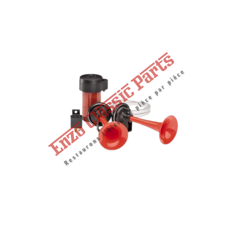 Klaxon  2 tons 12v  2  trompettes pour Ferrari et Maserati