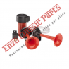 Klaxon  2 tons 12v  2  trompettes pour Ferrari et Maserati