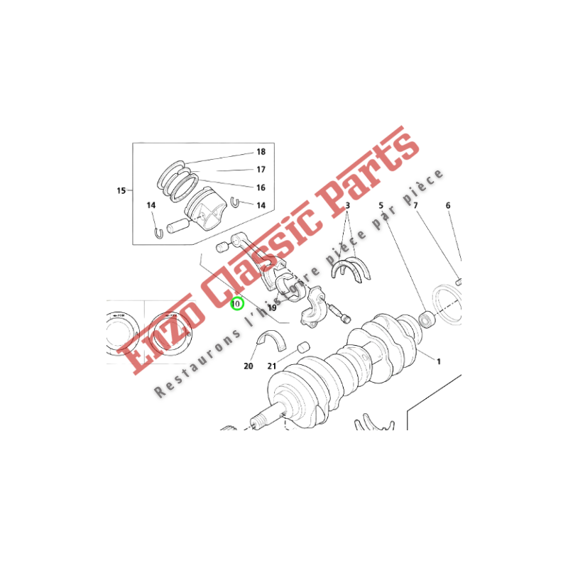 578023301 Ensemble de bielles Maserati 3200 GT