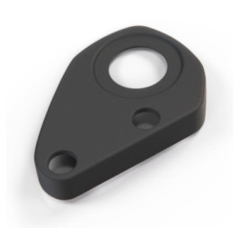 Ferrari 208 288 308 328 365 512 BB F40 Cache inférieur de réglage de siège gauche ou droit noir 40124604 - gauche