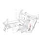 Ferrari 208 288 308 328 365 512 BB F40 Cache supérieur de réglage de siège noir 40124604