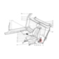 Ferrari 208 288 308 328 365 512 BB F40 Molette de réglage de siège avec cache noir 40124604