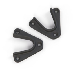Maserati Biturbo Ghibli Shamal Moulure inférieure de bas de porte lot de 2 noir 314520405