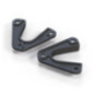 Maserati Biturbo Ghibli Shamal Moulure inférieure de bas de porte lot de 2 noir 314520405