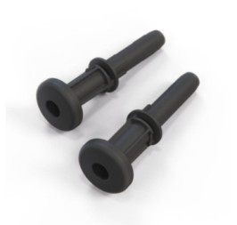 Maserati Quattroporte M139 Support de fixation d'appuie-tête 4 coloris lot de 2 L0334018 981313600 L0334019 981313700 - noir
