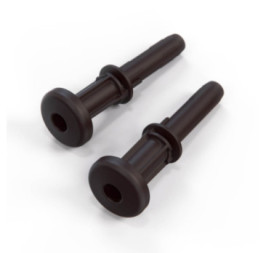 Maserati Quattroporte M139 Support de fixation d'appuie-tête lot de 2 L0334018 981313600 L0334019 981313700 - brun foncé