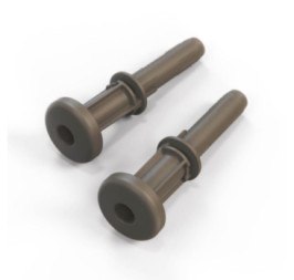 Maserati Quattroporte M139 Support de fixation d'appuie-tête lot de 2 L0334018 981313600 L0334019 981313700 - Grigio Ghiaccio