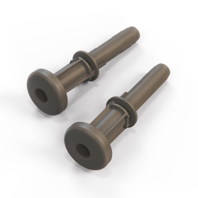 Maserati Quattroporte M139 Support de fixation d'appuie-tête lot de 2 L0334018 981313600 L0334019 981313700 - Grigio Ghiaccio