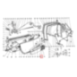Ferrari 308 Grille de haut-parleur gauche ou droit noir 60073806 / 60073707 - droit