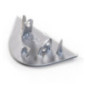 Maserati Quattroporte M139 Headlight Washer Cover Left Or Right Chrome 10136828 / 10136826 - Left