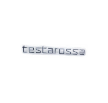 Ferrari Testarossa Logo de coffre - Finition complète (prête à poser)