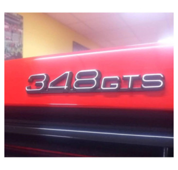 Ferrari 348 GTS Logo de coffre - Finition complète (prête à poser)
