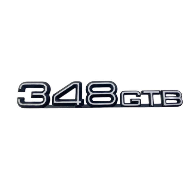 Ferrari 348 GTB Logo de coffre - Finition complète (prête à poser)