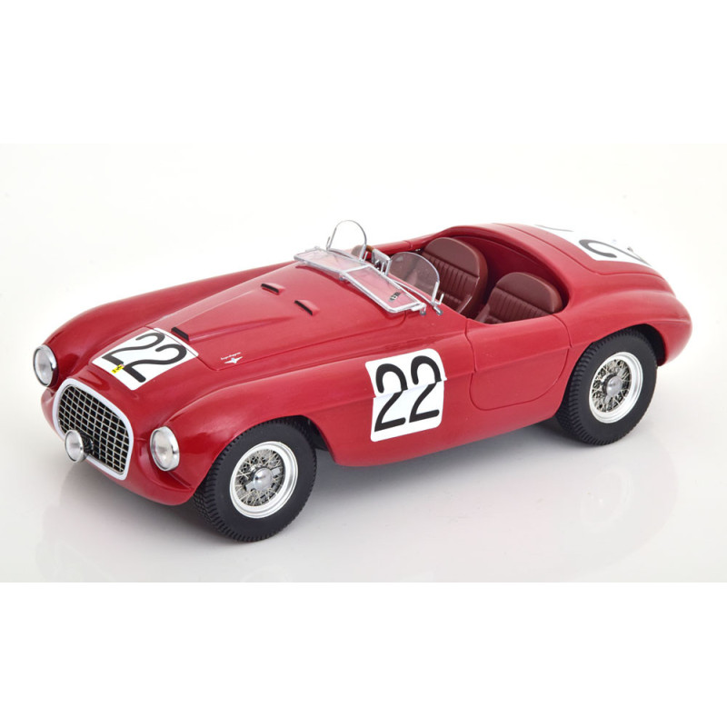 Ferrari 166 MM Barchetta vainqueur des 24h du Mans 1949 – rouge foncé – KK Scale 1:18