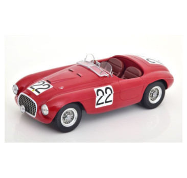 Ferrari 166 MM Barchetta vainqueur des 24h du Mans 1949 – rouge foncé – KK Scale 1:18