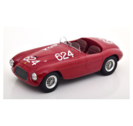 Ferrari 166 MM Barchetta vainqueur des Mille Miglia 1949 – rouge foncé – KK Scale 1:18