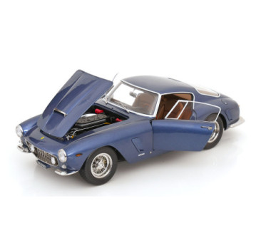 Ferrari 250 GT SWB Passo Corto 1961 – bleu métallisé – KK Scale 1:12