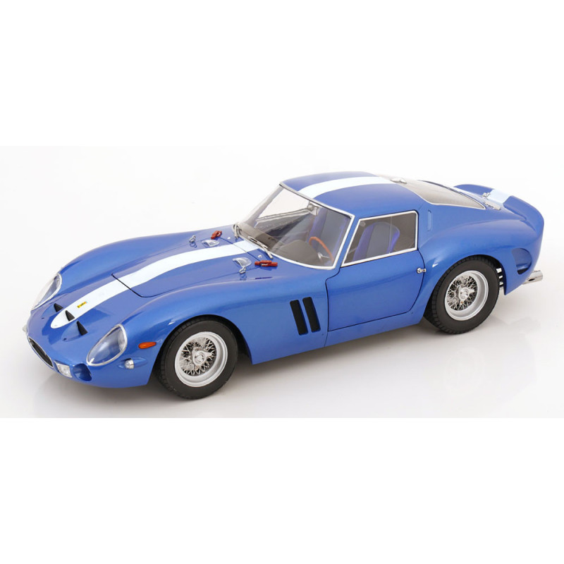 Ferrari 250 GTO 1962 – bleu métallisé/blanc – KK Scale 1:12