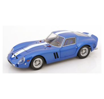 Ferrari 250 GTO 1962 – bleu métallisé/blanc – KK Scale 1:12