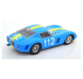 Ferrari 250 GTO n°112, Targa Florio 1964 – bleu clair/jaune – KK Scale 1:18