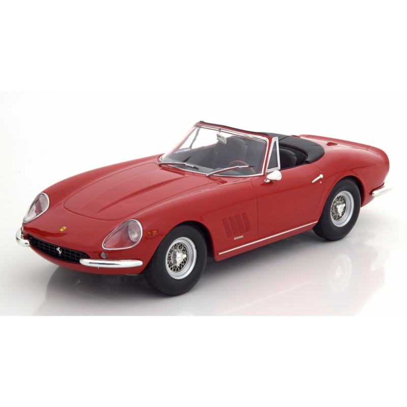 Ferrari 275 GTB4 NART Spyder capote amovible – rouge – KK Scale 1:18