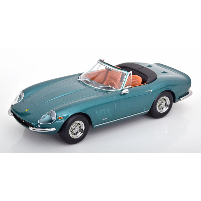 Ferrari 275 GTB4 NART Spyder capote amovible – vert métallisé – KK Scale 1:18