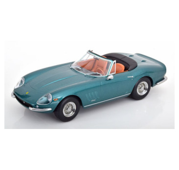Ferrari 275 GTB4 NART Spyder capote amovible – vert métallisé – KK Scale 1:18