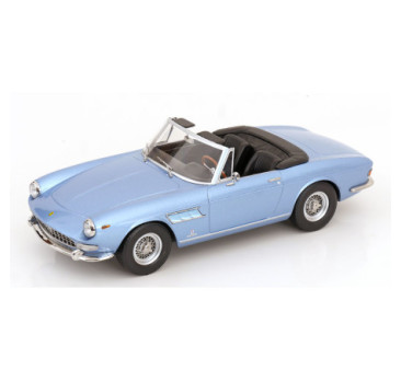 Ferrari 275 GTS Pininfarina Spyder jantes à rayons 1964 – bleu clair métallisé – KK Scale 1:18