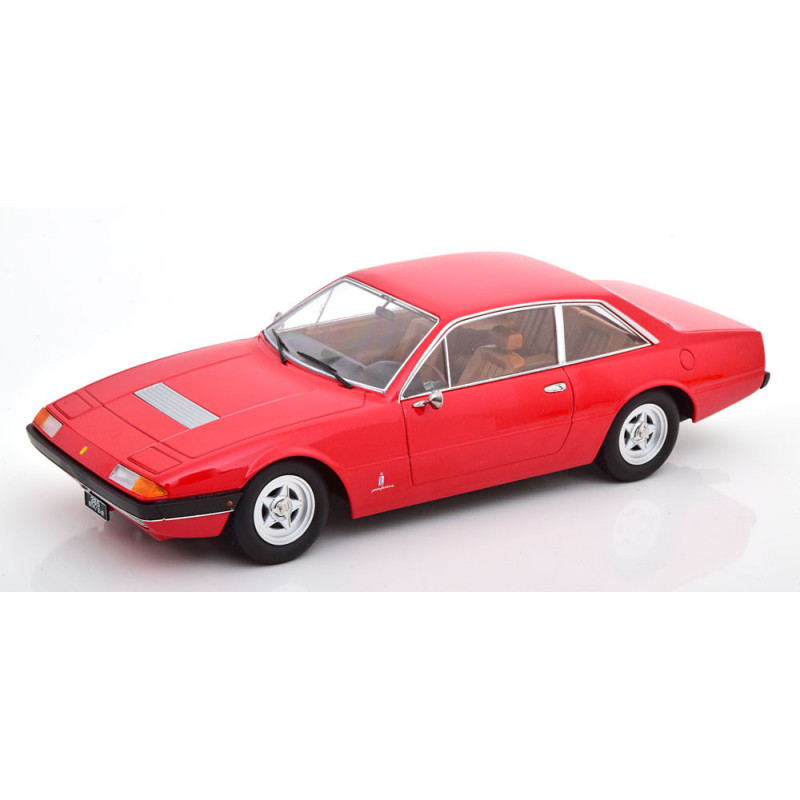 Ferrari 365 GT4 2+2 rouge, intérieur marron 1972 – KK Scale 1:18