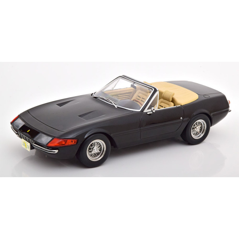 Ferrari 365 GTS Daytona Cabrio 1re série 1969 version US – noir – KK Scale 1:18