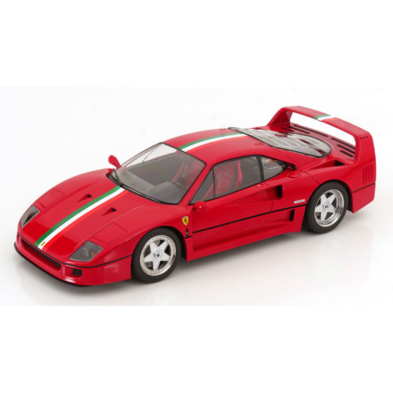 Ferrari F40 Italia Design – rouge/blanc/vert – KK Scale 1:18