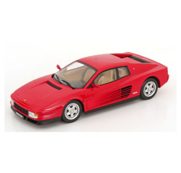 Ferrari Testarossa intérieur crème 1986 – rouge – KK Scale 1:18