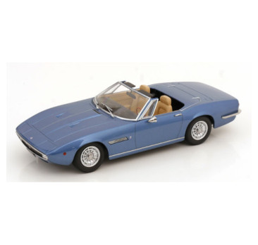 Maserati Ghibli Spyder 1970 – bleu clair métallisé – KK Scale 1:18