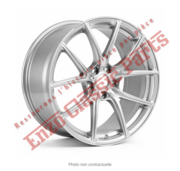Set of 4 black wheel centre caps Ferrari