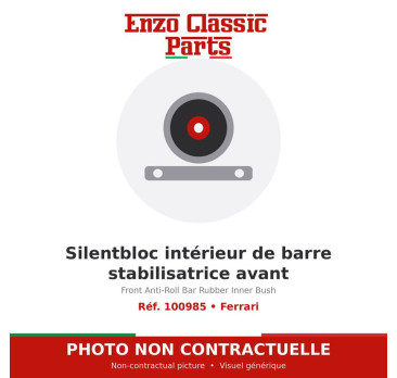 Ferrari - Silentbloc intérieur de barre stabilisatrice avant - Réf. 100985