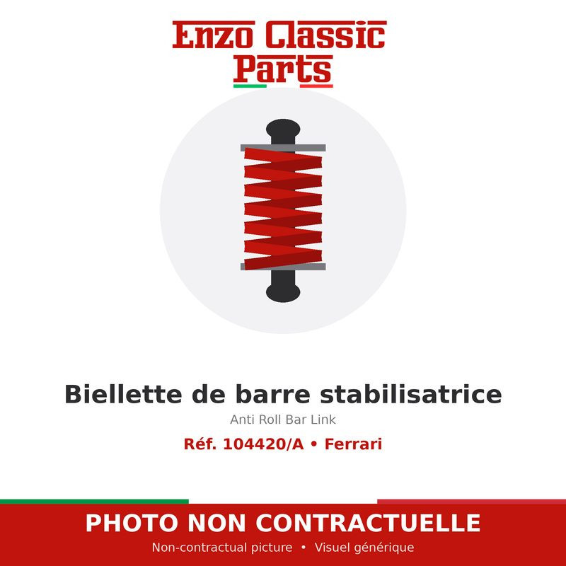 Ferrari - Biellette de barre stabilisatrice - Réf. 104420/A